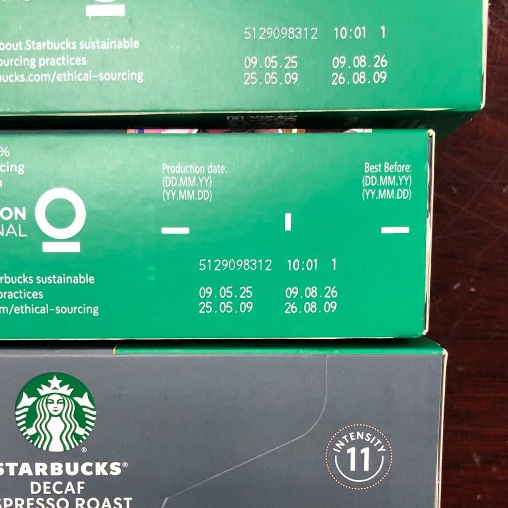 Starbucks Green Decaf Espresso Roast Coffee Pods - Picture 3 of 5